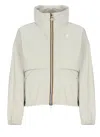 K-way Aubette Memory Touch Jacket In Neutral