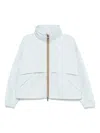 K-way Light Blue Aubette Memory Touch Jacket In Blue