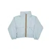 K-way 'aubette Memory Touch' Short Jacket Kids In Blue