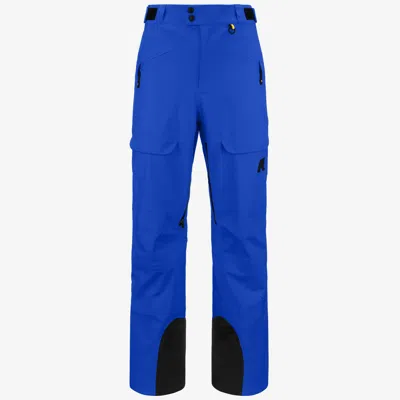 K-way Aussois Micro Twill 3 Layers In Blue