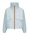 K-way K Way Aubette Memory Touch Blue Baby Jacket In Blue