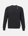 K-way K Way Baptiste Black Cotton Sweatshirt Crewneck