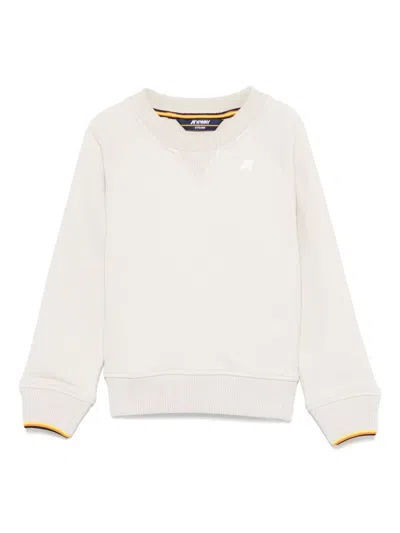 K-way Kids' Baptiste Sweatshirt In Neutrals