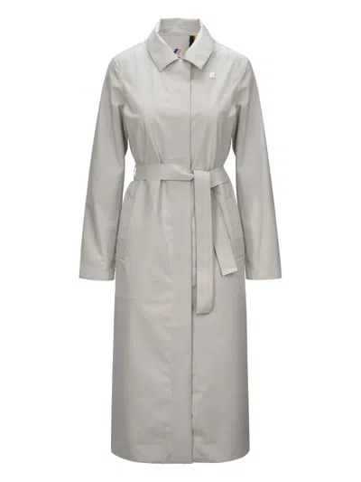 K-WAY BARBRA BELTED TRENCH COAT