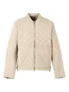 K-way Bariol Quilted Jacket In Neutral