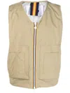 K-way Barnel 2.1 Amiable Silver Vest In Neutral
