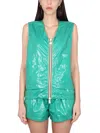 K-way Barnel Vest. In Green