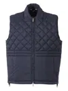 K-way Barnes Quilted Gilet In Blue