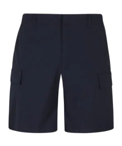 K-way Bastyel Zipped Cargo Shorts In Blue