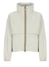 K-way Aubette Memory Touch Jacket In Neutral