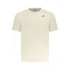 K-way Beige Cotton T-shirt In White