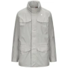 K-way Beige Field Jacket With Adjustable Hood