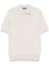 K-way Beige 'pleyne' Polo Shirt In Cotton Short-sleeves In Beige