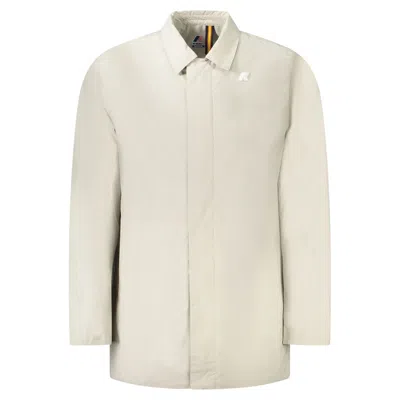 K-way Beige Polyamide Men Jacket