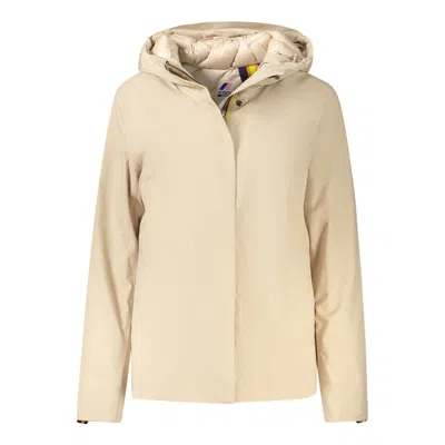K-way Beige Polyester Jackets & Coat