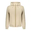 K-way Polyester Men Sweater With Men's Hood In Sand