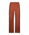 K-way Belt Loop Casual Pants In Brown