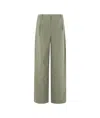 K-way High-waisted Trousers In Gray
