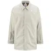 K-way Beige Polyamide Men Jacket In Beige Lt