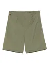 K-way 'bent' Military Green Shorts In Green
