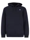 K-way K Way Bernie Hooded Sweatshirt In Navy