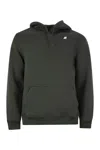 K-way K Way Bernie Hooded Sweatshirt In Olive Green