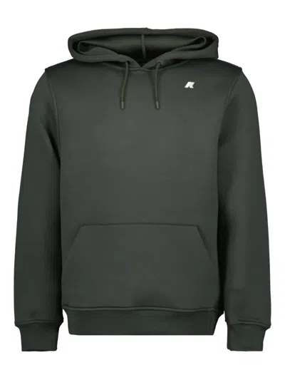 K-way Bernie Spacer Sweatshirt In Green