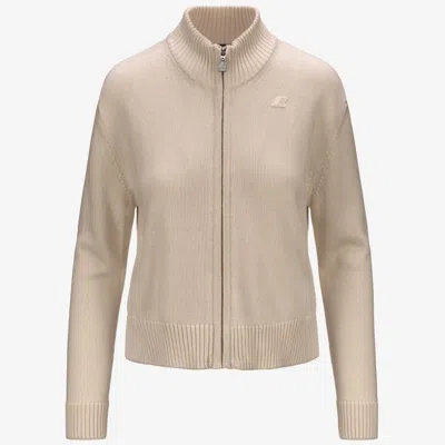 K-way Betinne Cotton Cashmere In Beige