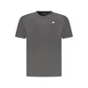 K-way Black Cotton T-shirt In Black