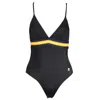 K-way Black Elastane Swimwear In Black