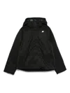 K-way P. Jacko Twill Marmotta Jacket In Nero/blu