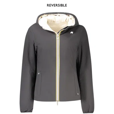 K-WAY BLACK NYLON WOMEN JACKET