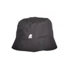 K-WAY BLACK POLYESTER HATS & CAP