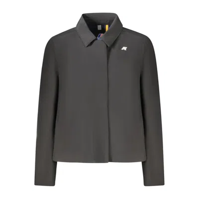 K-way Black Polyester Jackets & Coat