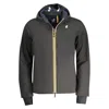 K-way Black Polyester Men Jacket