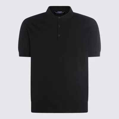 K-way Black Pure Cotton Polo Shirt