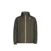K-way Jack Stretch Dot Man Jacket Military Green Size Xxl Polyester, Polyurethane In Green