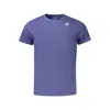 K-way Blue Cotton Men T-shirt In Blue
