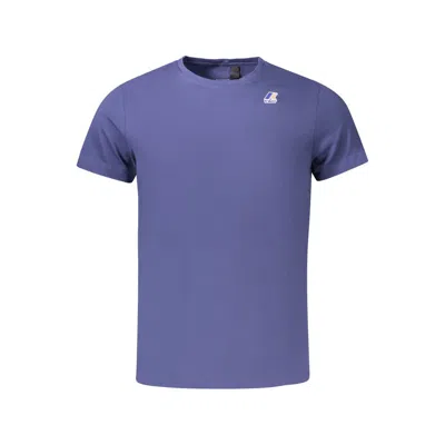 K-way Blue Cotton Men T-shirt