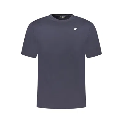 K-way Blue Cotton Men T-shirt