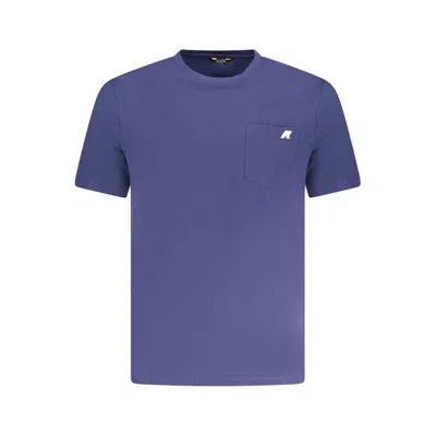 K-way Pocket Logo T-shirt In Blue