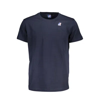 K-WAY BLUE COTTON T-SHIRT