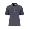 K-way Blue Cotton Women Polo Shirt
