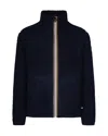 K-way Giubbino Pascal Sherpa Polar Double Blue Depth In Blue