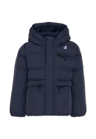 K-way Blue Down Jacket For Kids