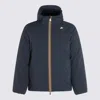 K-way Jack St Warm Double Slim-fit Giacca Reversibile. In Poliestere Elasticizzato Impermeabile. Imbottitu In Black