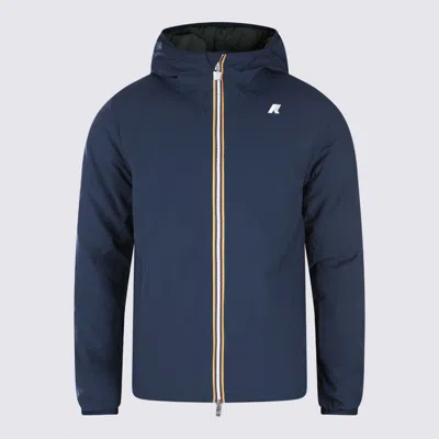 K-WAY BLUE JACK ST WARM DOUBLE CASUAL JACKET