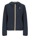 K-way Blue Lily Strech Jacket In Blue