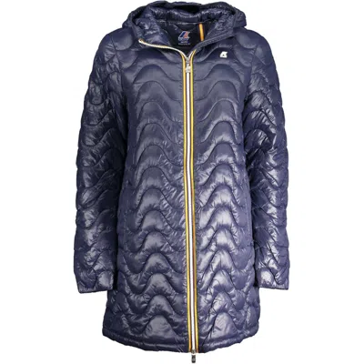 K-way Blue Polyamide Jackets & Coat