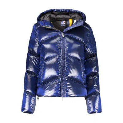 K-way Blue Polyamide Jackets & Coat